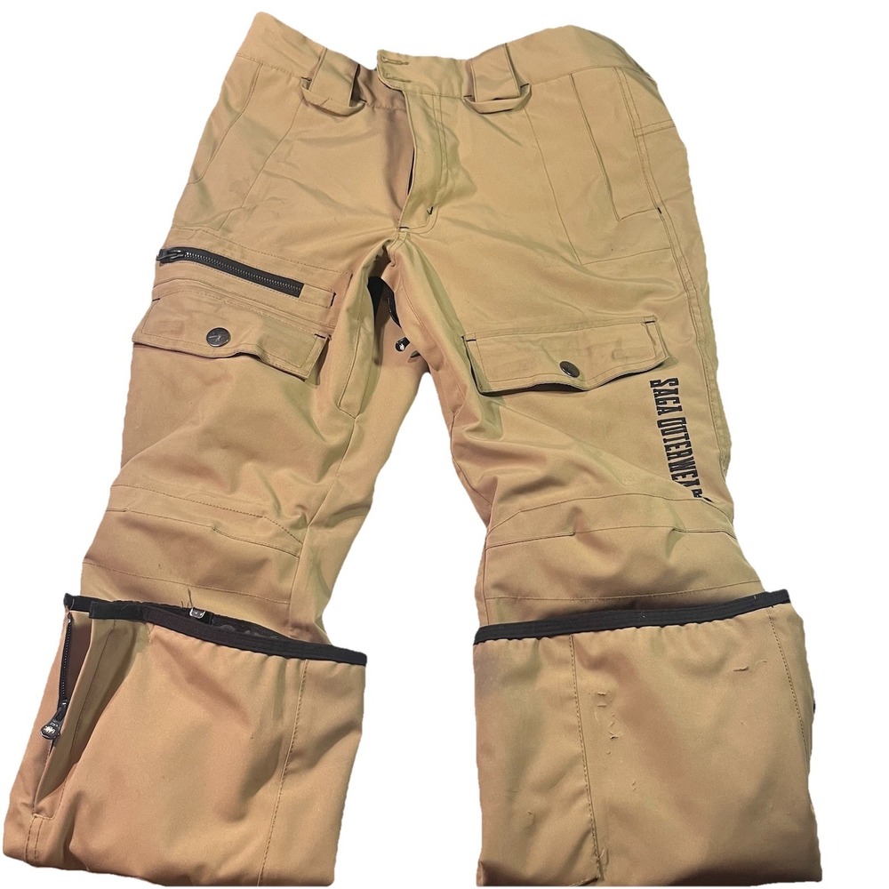 Saga‎ Outerwear Snowboard Pants Men Small Vented Zip Pockets Technical Outerwear